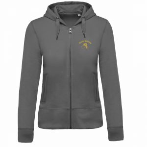 Sweat-shirt zippé à capuche Bio Rockalouloute